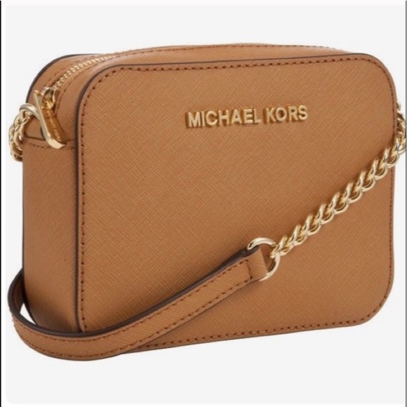 NEW Michael Kors Brown Acorn Small Crossbody Bag - Picture 2 of 7